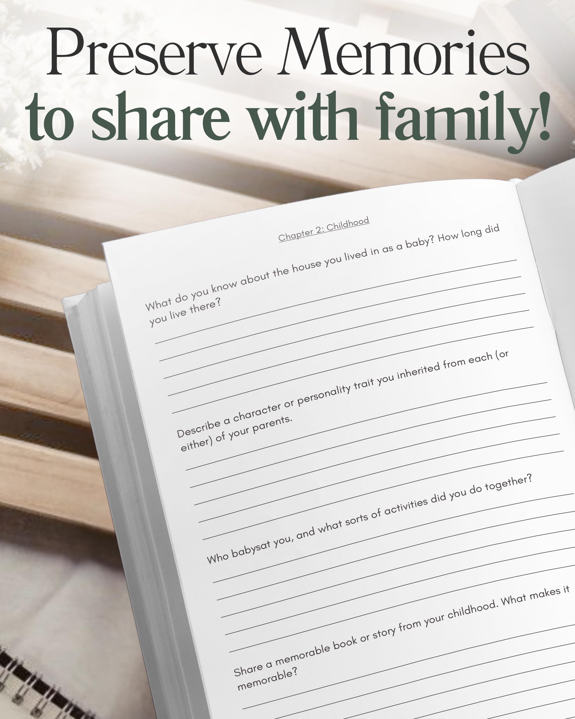 Uncle's Life Story Journal (Hardcover): A Meaningful Keepsake for Uncle to Share His Journey and Memories, Book Includes 250+ Prompt Questions, Sentimental Gifts for Father's Day, Birthday & Christmas