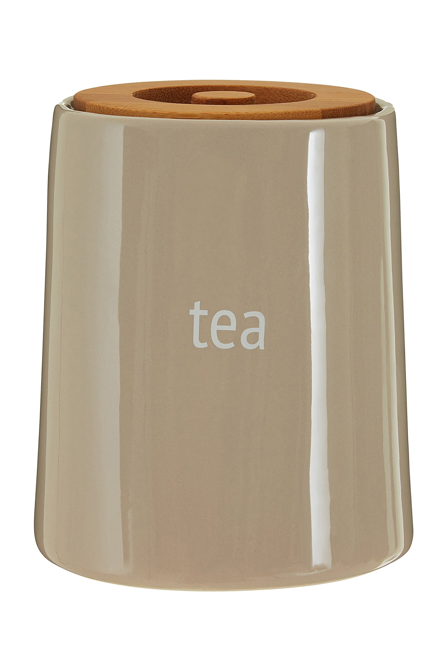 Orsina Functional Design Beige Ceramic Tea CanisterChic Design Ceramic CanisterDurable Canister For Ingredients from B&Q