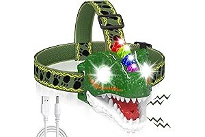 Molaer Rechargeable Headlamp: A Dino-Mite Adventure for Kids