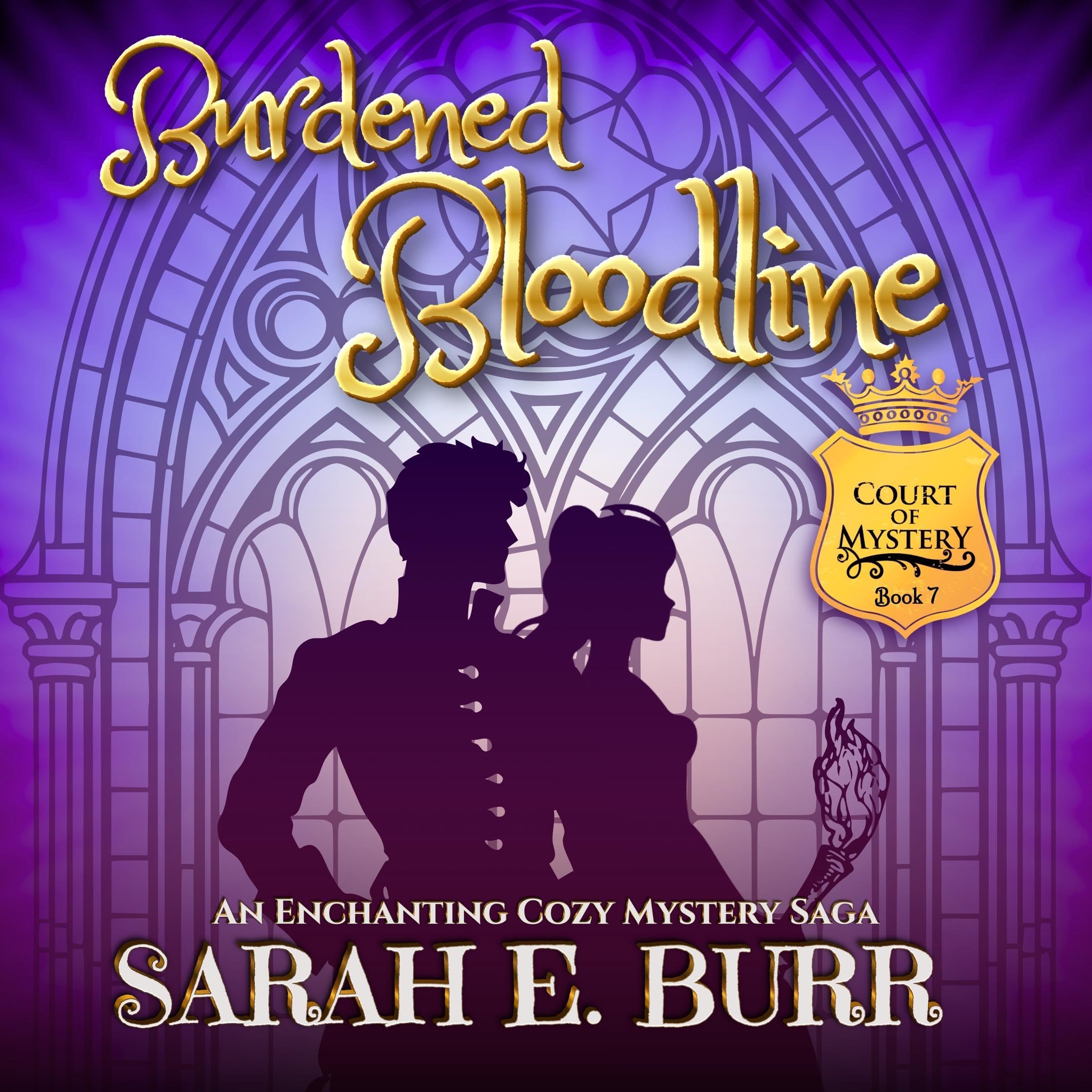 Cover art for Burdened Bloodline (Book 7, Court of Mystery)
