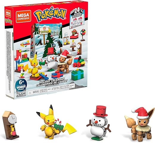 Mega Construx Pokemon Holiday Calendar Advent Calendar Building Set