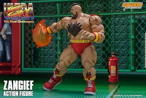 Miniatura 10 de Storm Collectibles - Ultimate Street Fighter II The Final Challenger - Figura de acción de Zangief Storm Collectibles