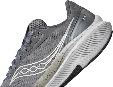 Saucony Men's Echelon 10 Sneaker, Carbon/Black, 8.5 X-Wide