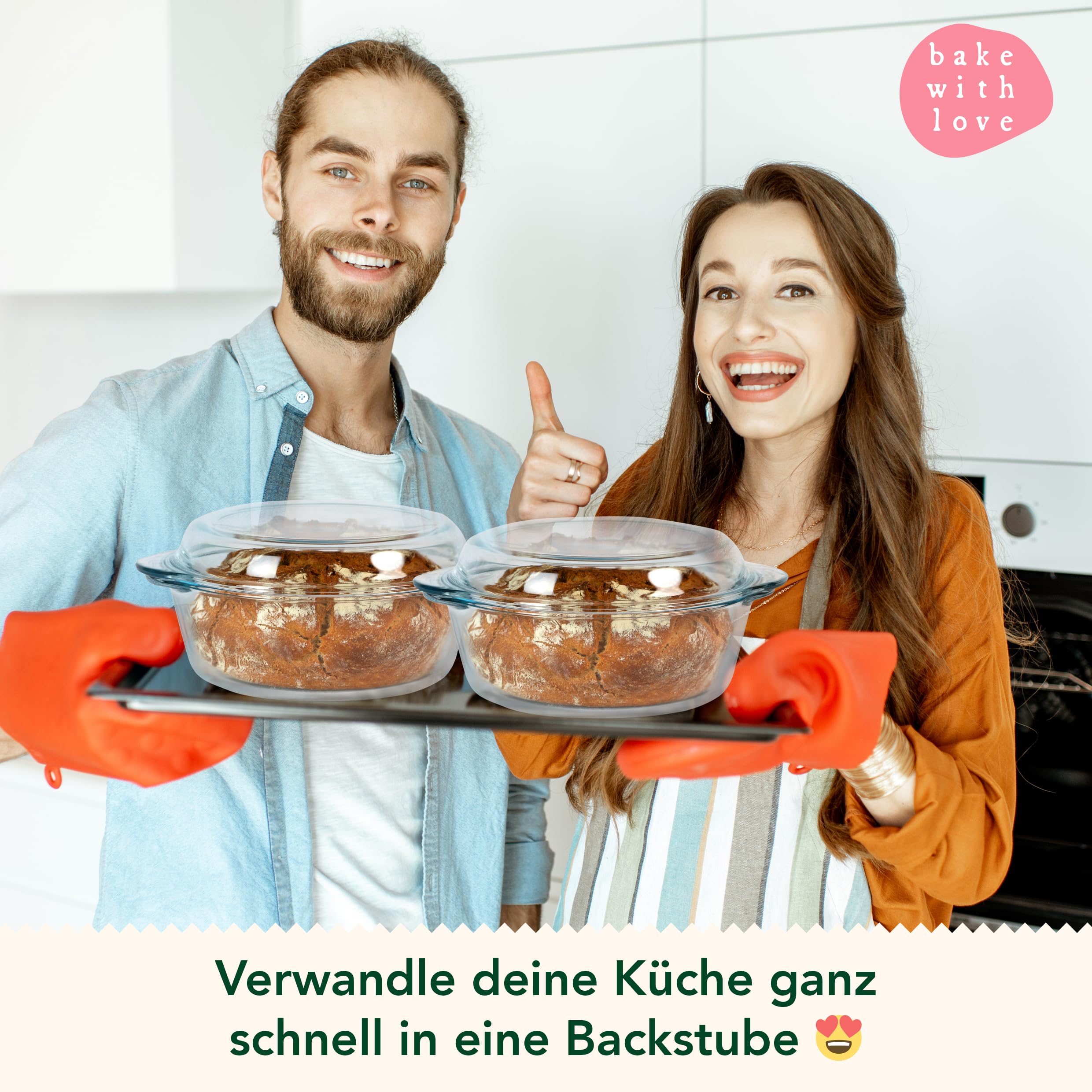 Bake with Love Pudełko na próbę chleba ekologicznego "Bester Papa der Welt", prezent dla taty, Boże Narodzenie, kosz prezentowy dla najlepszego taty, wypełniony 8 mieszankami do pieczenia chleba,