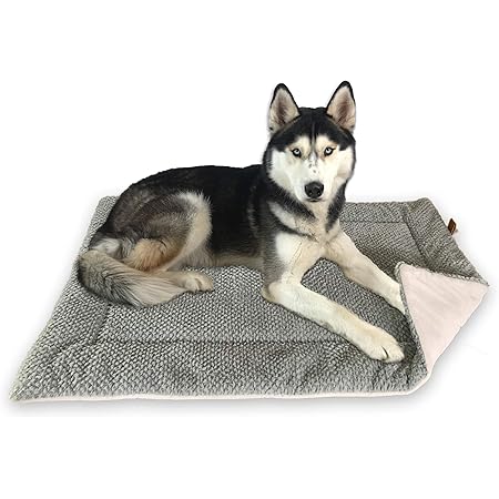 Fluffino Hundedecke Flauschig Weich U Waschbar Grosse L 104 X 68 Cm Grau Wildlederimitat Fur Erhohte Rutschfestigkeit Fur Grosse U Kleine Hunde O Katzen Hundematten Hundekissen Amazon De Haustier
