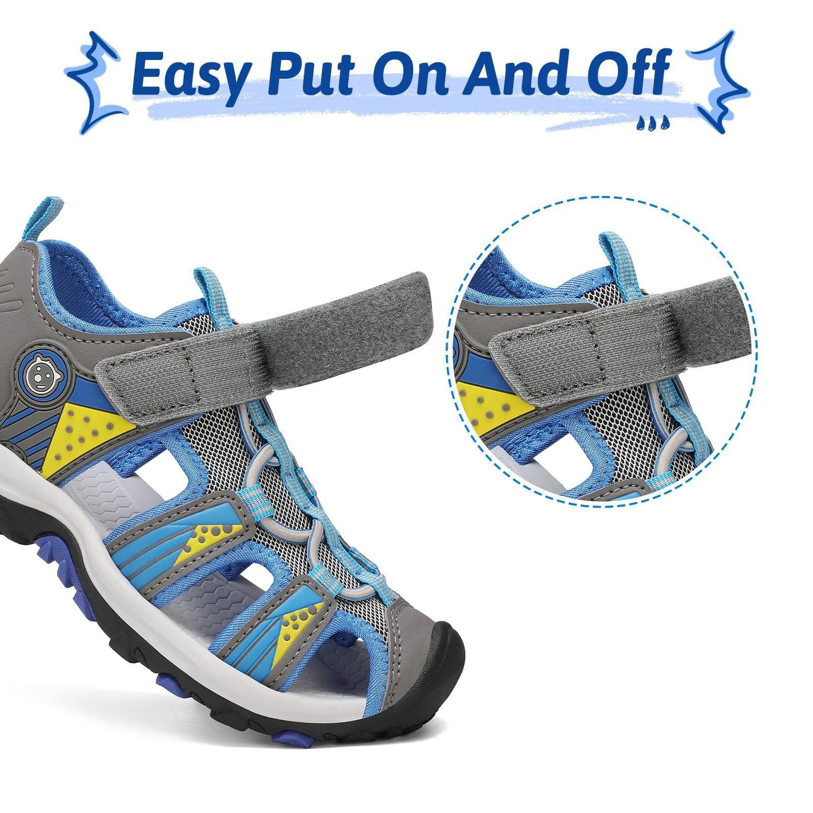 SAGUARO Sandali chiusi Bambini Trekking Estate Outdoor Scarpe Traspirante