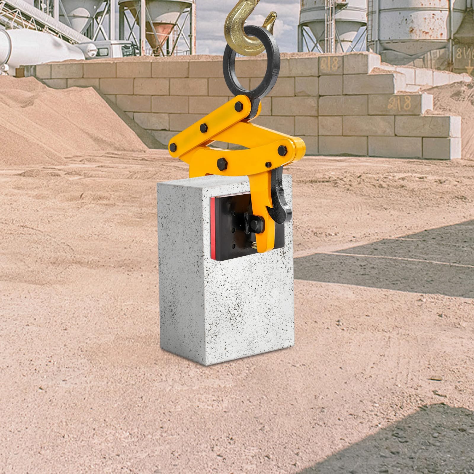 Alicates para bordsteinange, 320 kg, soporte para piedras, alicates de elevación, alicates de elevación, alicates de elevación, universal, apertura ajustable, 0-6,5 cm