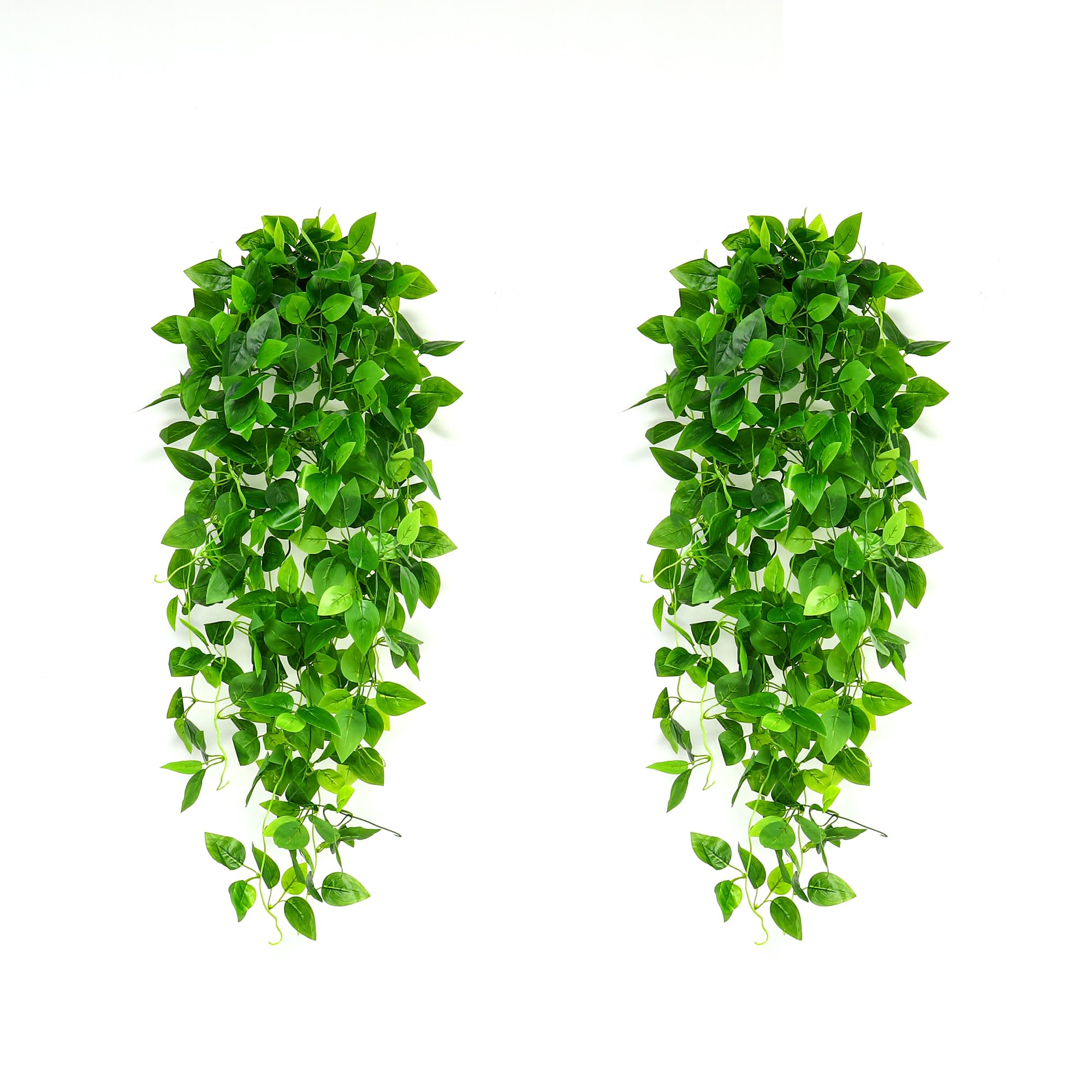 Photo 1 of MVOVM Artificial Pothos Vines - 2 Pack Greenery Garlands