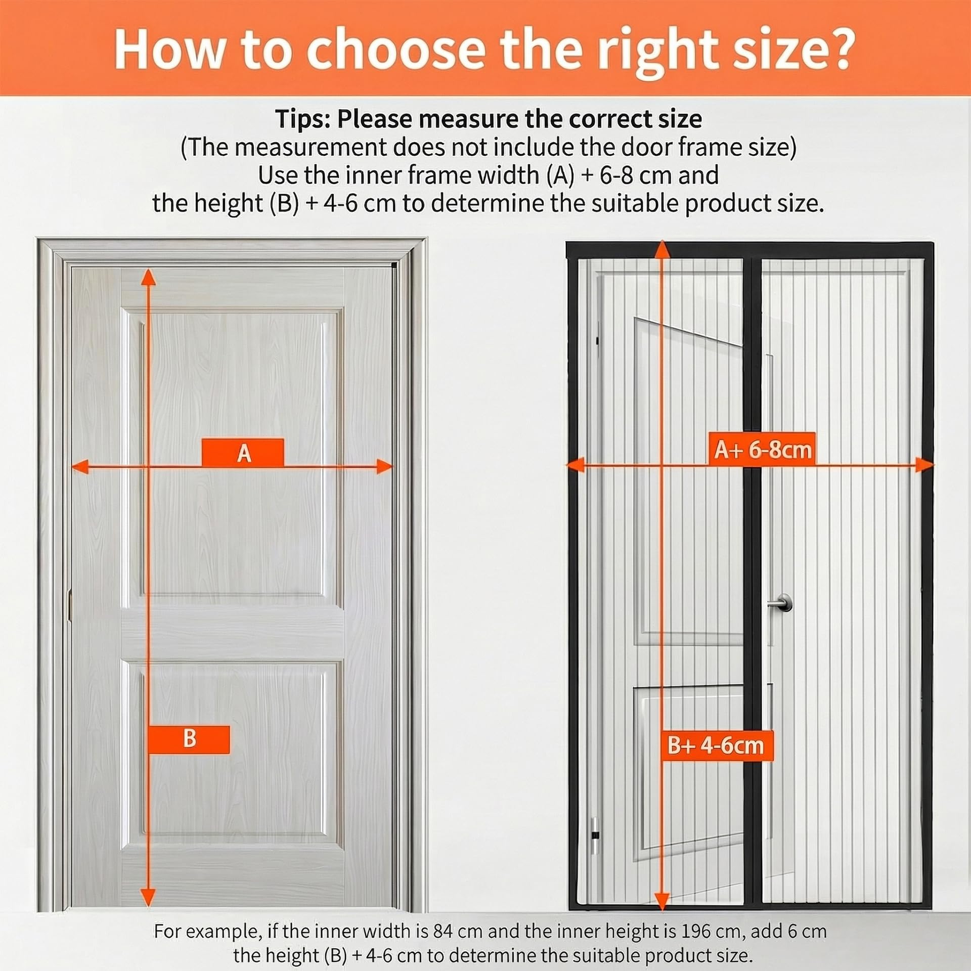 Moustiquaire Porte Fenetre Magnétique 216 x 168 cm Maille Fine et Résistante Magnétique Moustiquaire Porte Maintient L'Air Frais à L'Intérieur, Gris