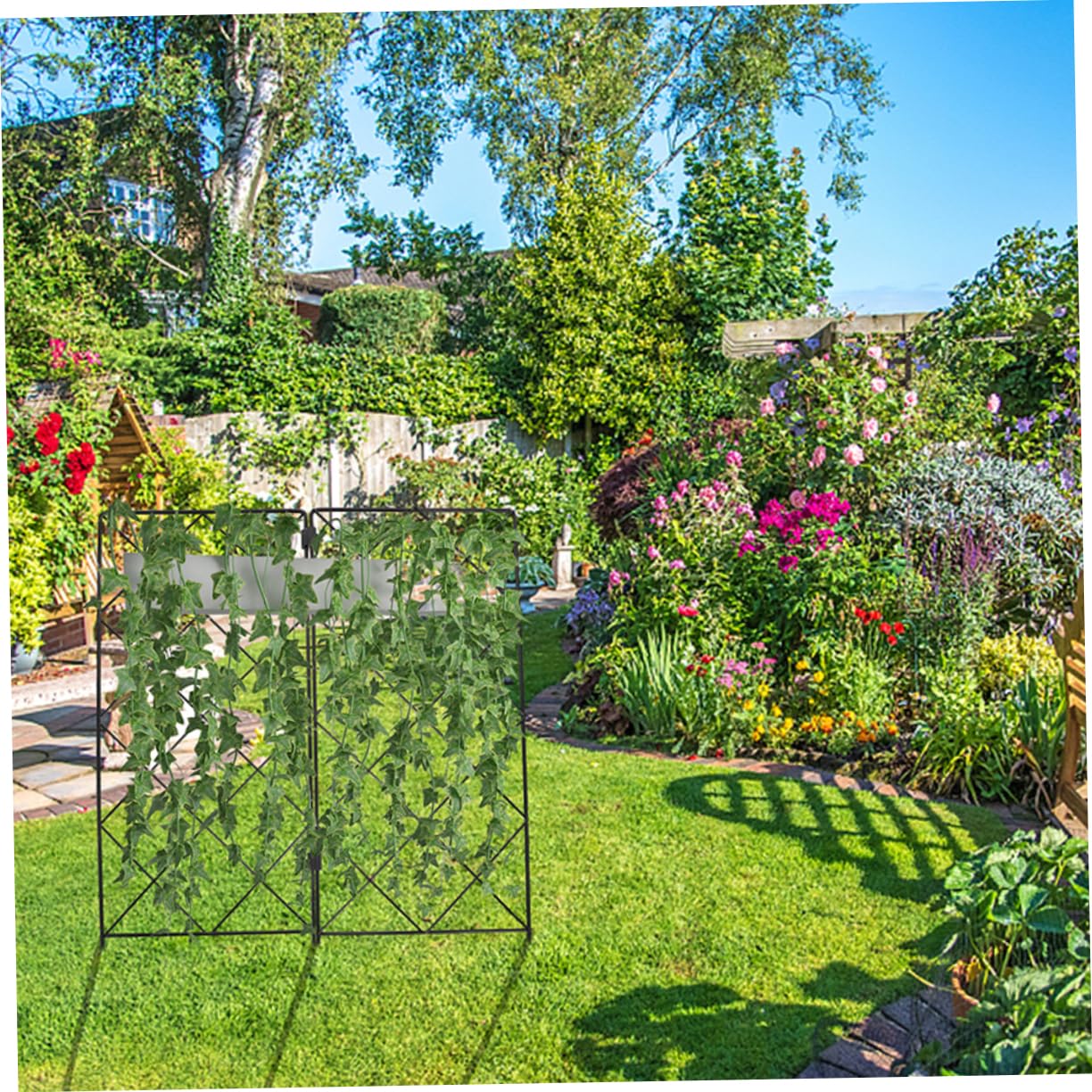 ibasenice 2pièces Lot de Treillis pour Plantes Grimpantes de Jardin Support de Modelage pour Plantes Pot Fournitures de Jardinage et Décoration