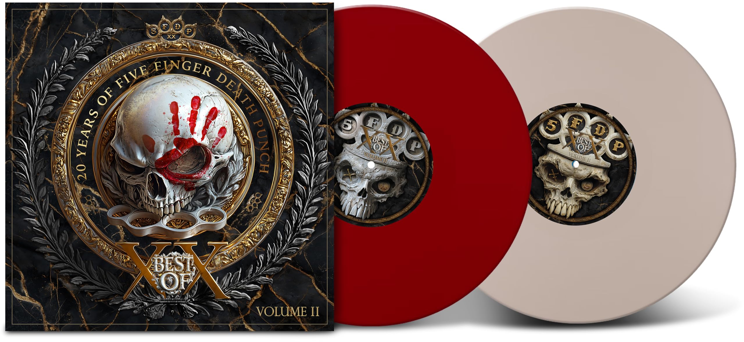 FIVE FINGER DEATH PUNCH - Best Of: Volume II - 'BLOOD & BONE' VINYL 2XLP