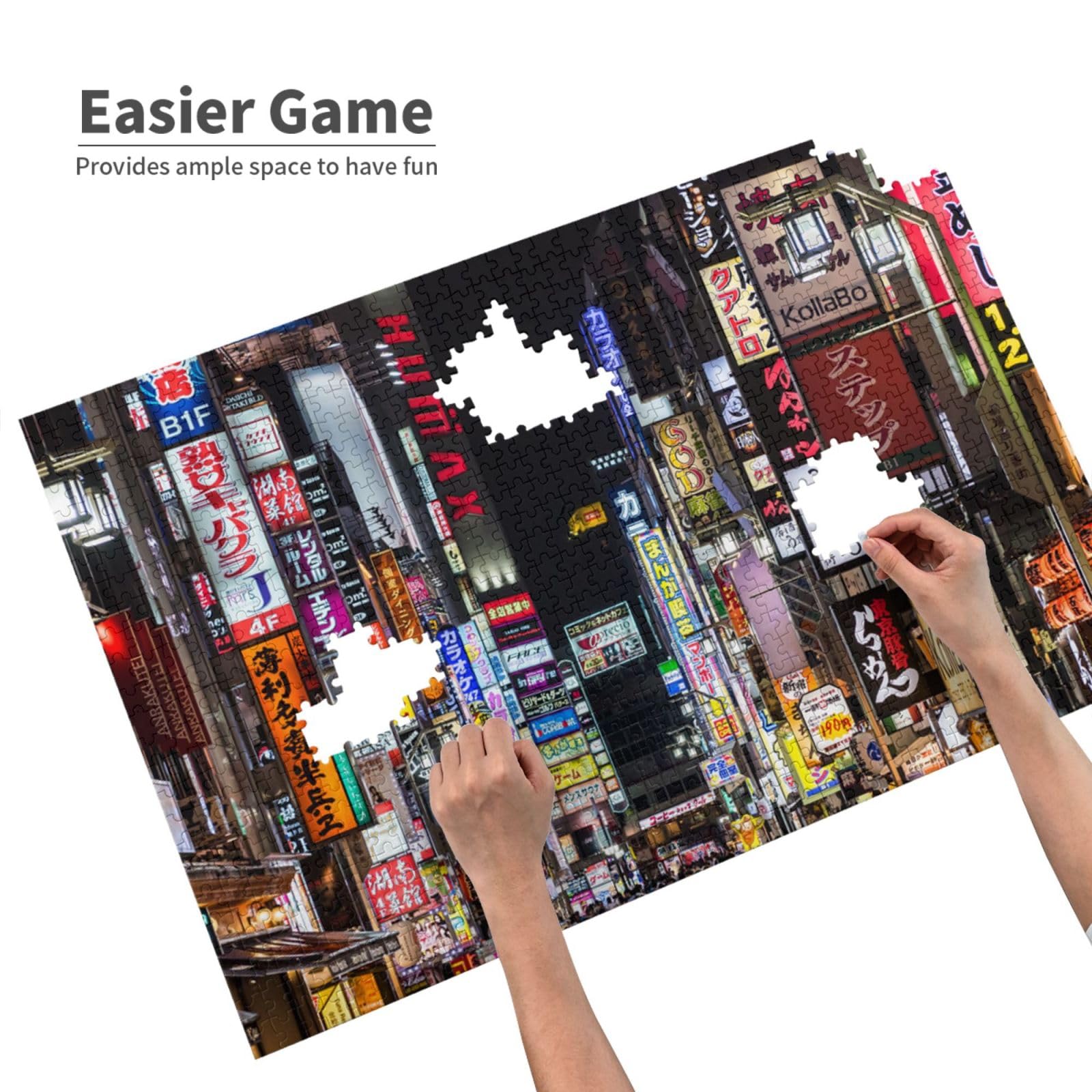 Amazon.co.jp: 1000ピース ジグソーパズル 東京新宿の歌舞伎町 大人用