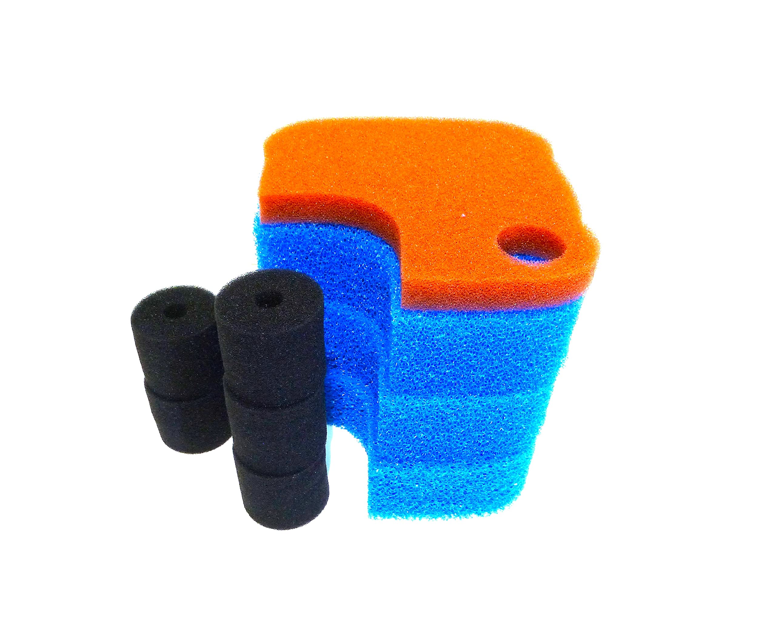 Ersatz Filterschwämme (3 x Blau 1 x Rot Plus 5 x Rund Schwarz) passend für Oase Biomaster 350 und 350 Thermo