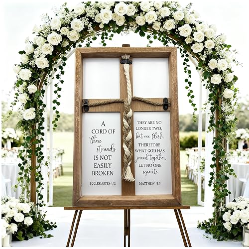 A Cord of Three Strands Wedding Sign Tie God's Knot
