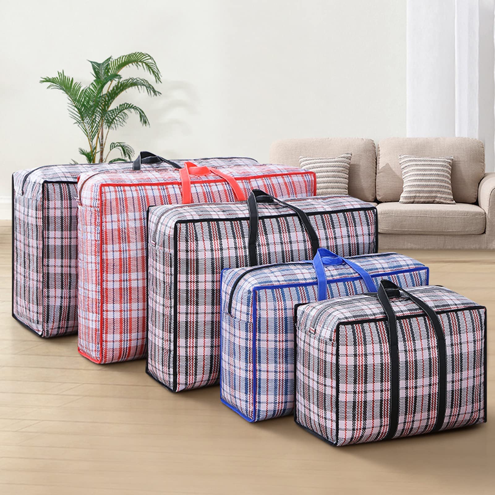 Borsa Portabiancheria Impermeabile Rossa - Grande E Resistente - Sacchetto Multiuso Da 20kg Per Traslochi E Lavanderia