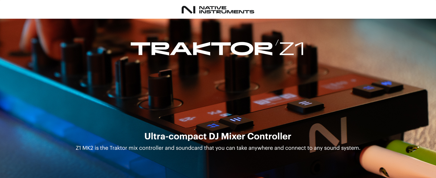 Amazon.com: Native Instruments Traktor Z1 Compact DJ Mixer