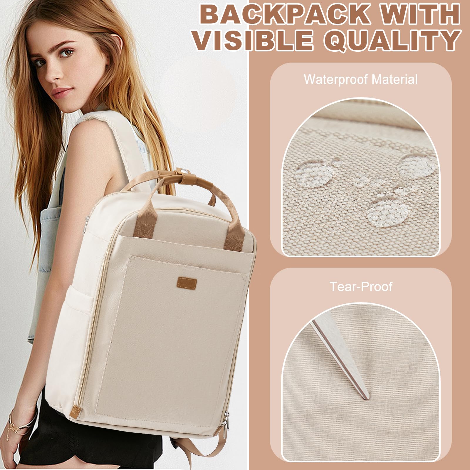 SZLX Borse da Viaggio 45x36x20 Zaino Easyjet Donna Zaino Ryanair 40x20x25 Bagaglio a Mano Zaino impermeabile uomo trekking, Borsa da Viaggio Cabina aereo Zaino per Laptop con Porta di ricarica USB