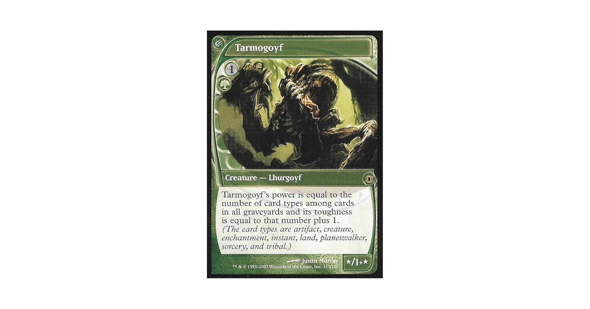 mtg 未来予知 Tarmogoyf / タルモゴイフ 英英英 Tarmogoyf | Future Sight | Star City Games
