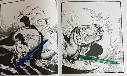 Amazon.com: Dinosaurs: A Coloring Book by William Stout: 9781608878642 ...