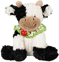 Vista 28 de Hopearl Adorable Vaca de Peluche Suave Juguetes de Animales de Granja de Leche Vacas de Peluche Juguetes de Cumpleaños Lindos para Niños Niñas