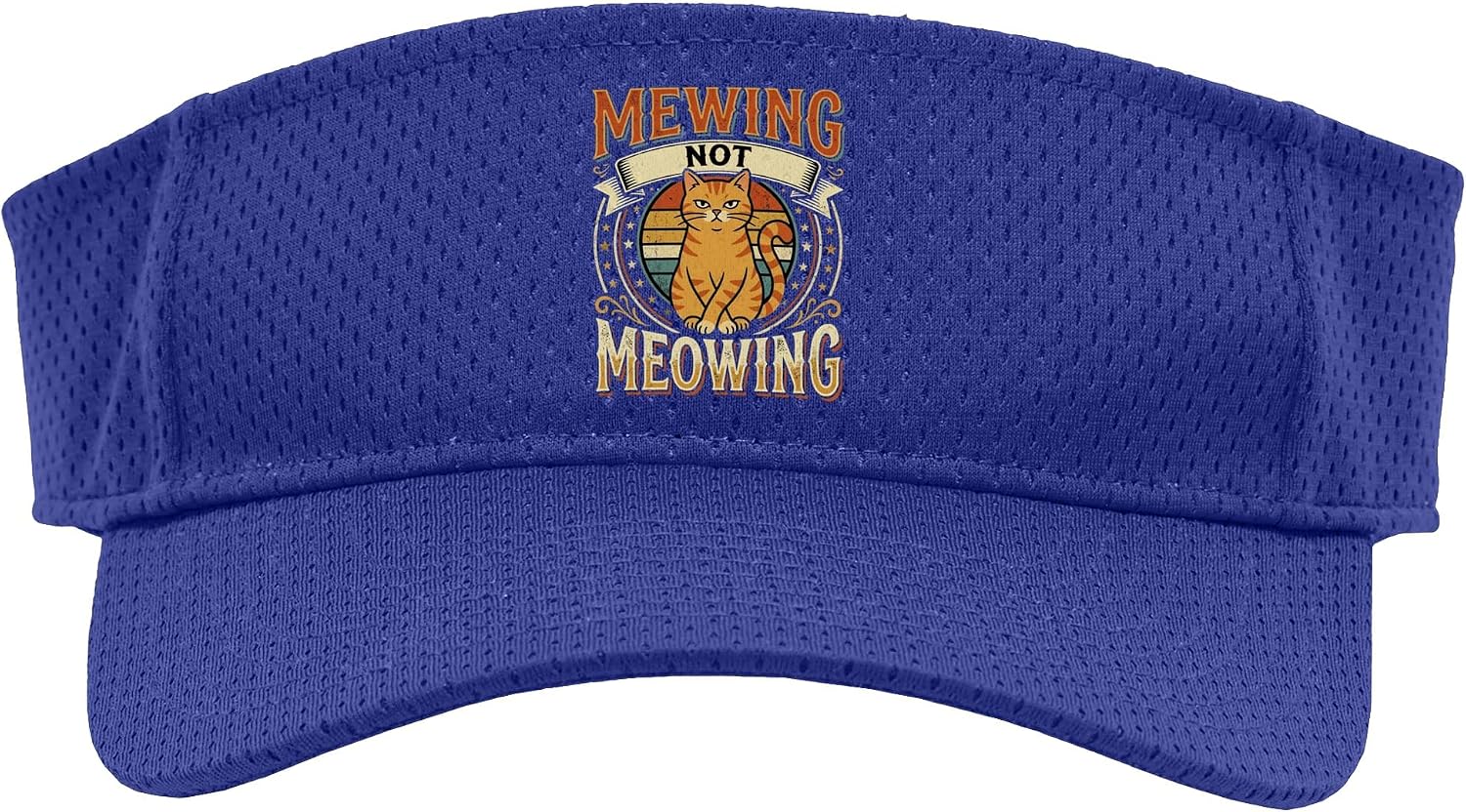 Mewing Not Meowing Viral Trending Memes ||- Sport Sun Visor
