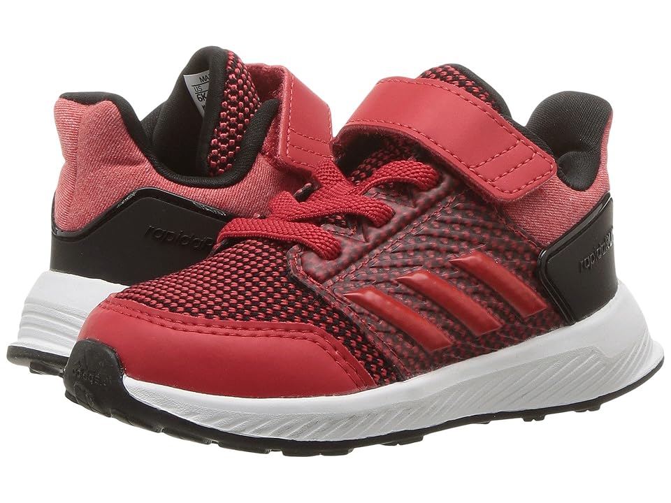 

adidas Kids RapidaRun EL I (Toddler) (Scarlet/Core Black) Boys Shoes