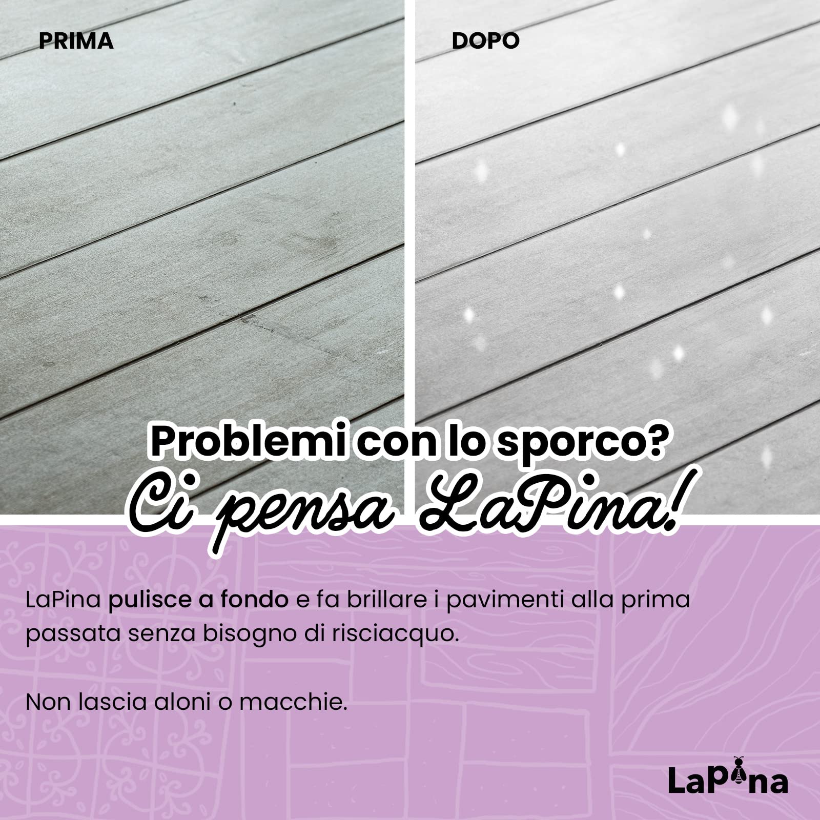 LaPina Detergete pavimenti Profumazione LAVANDA(4)