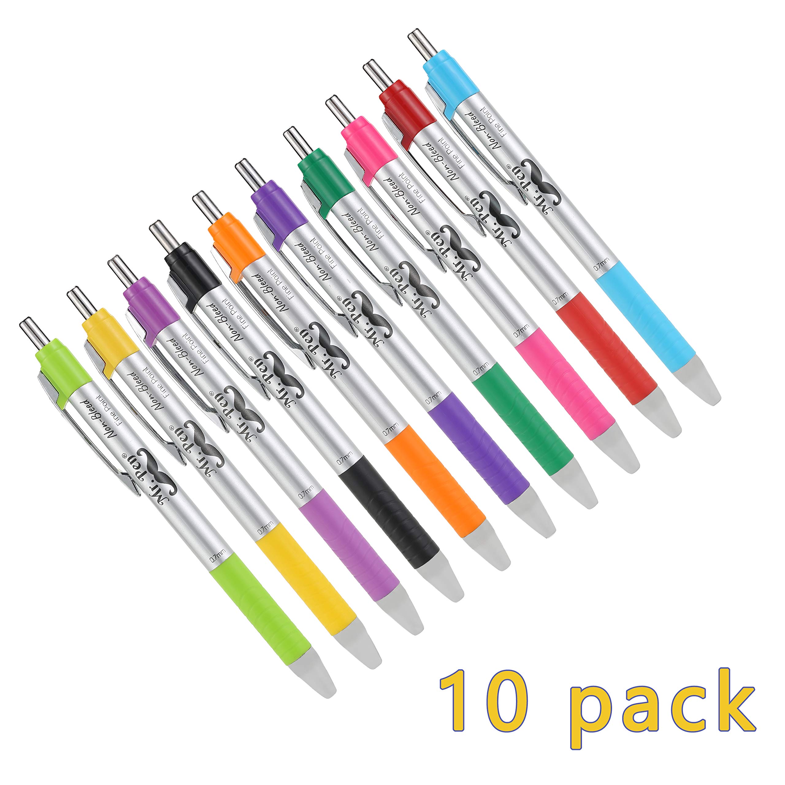 Buy Mr. Pen Bible Pens, 10 Pack, Assorted Color Pens, Bible Pens No