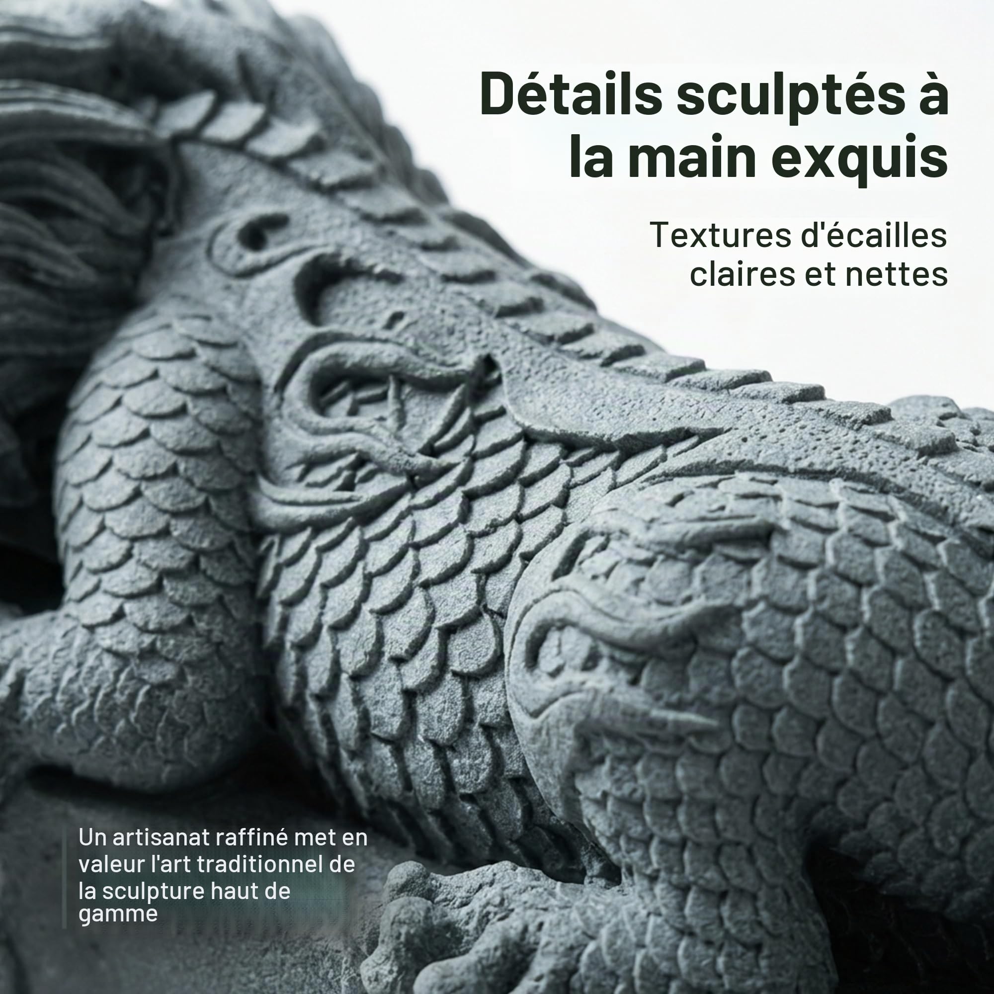 Cracheurs d'eau pour Petits bassins extérieurs, Statue-Fontaine de Jardin avec Pompe à Eau, Décoration paysagère sur Le thème des Animaux pour bassins à carpes Koï et Jardins