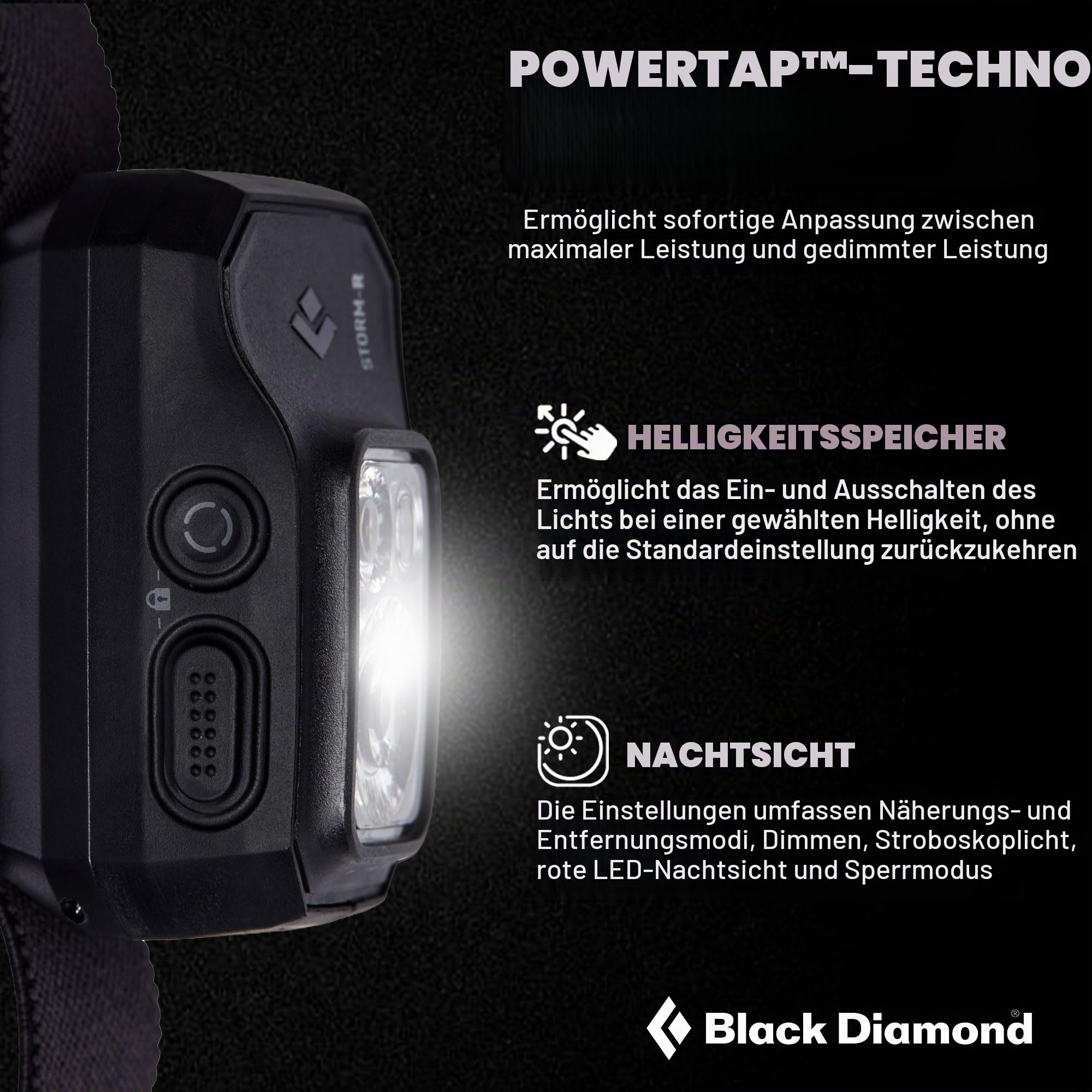 Black Diamond Stirnlampe Storm 500-R HEADLAMP