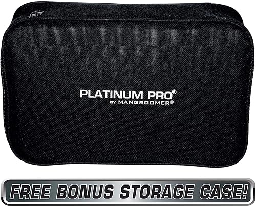 Miniatura 7 de Platinum Pro by MANGROOMER - Nueva afeitadora de espalda con 3 cabezales flexibles de amortiguador bisagra de potencia mango de alcance extremo y