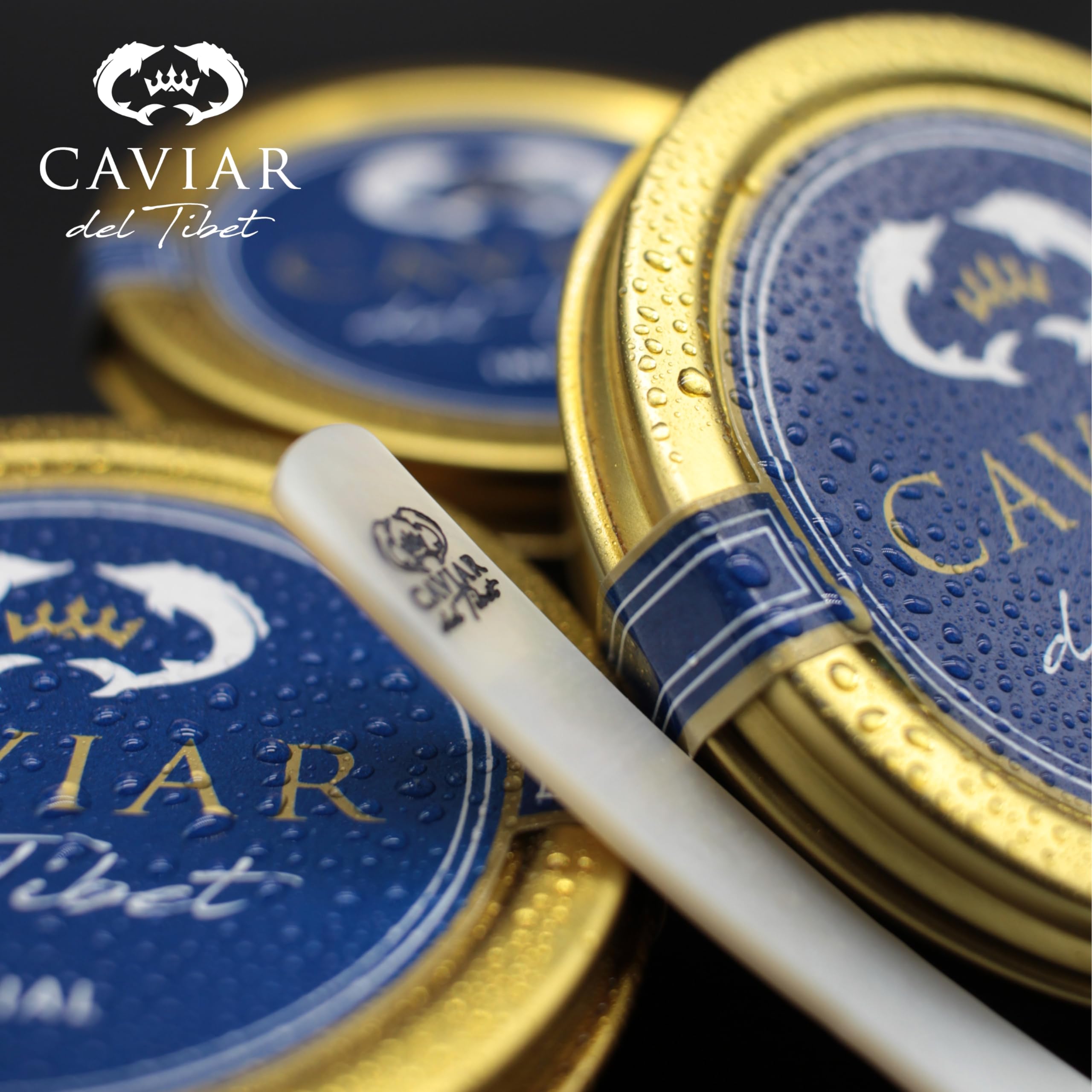 Caviar del Tíbet – Caviar Imperial 50 GR – Caviar de Esturión Ascipenser Schrenckii*Huso Dauricus – Huevas de Caviar – Caviar Gourmet