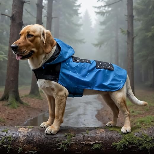 WOW DOG RainRuff Waterproof Dog Raincoat 18 Inch