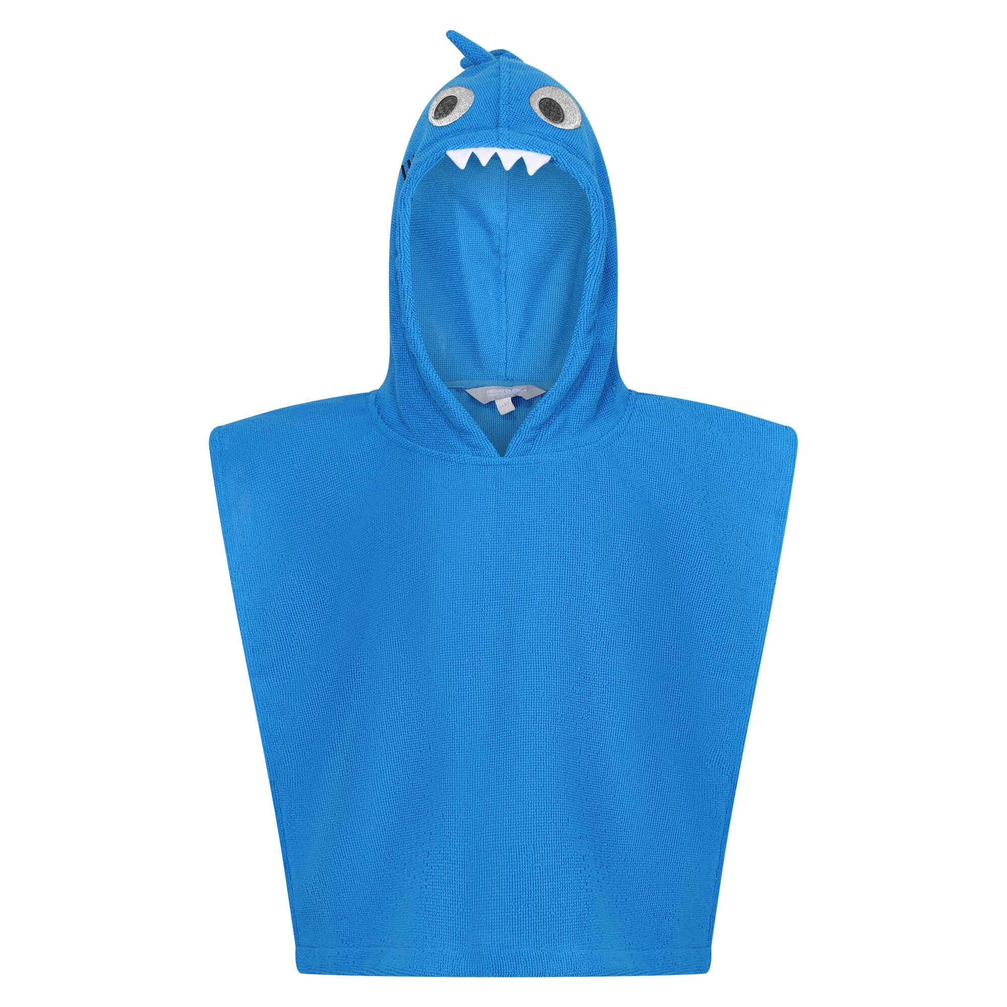 Regatta Boys Animal Hooded Towel Robe with Grown on Hood - Perfect for Children, Toddlers and Infants