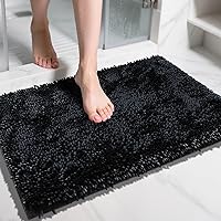 Vista 15 de Yimobra - Tapete de baño de felpilla de 55.1 x 24 pulgadas, microfibra gruesa, absorbente, extrasuave, antideslizante, lavable a máquina, para piso