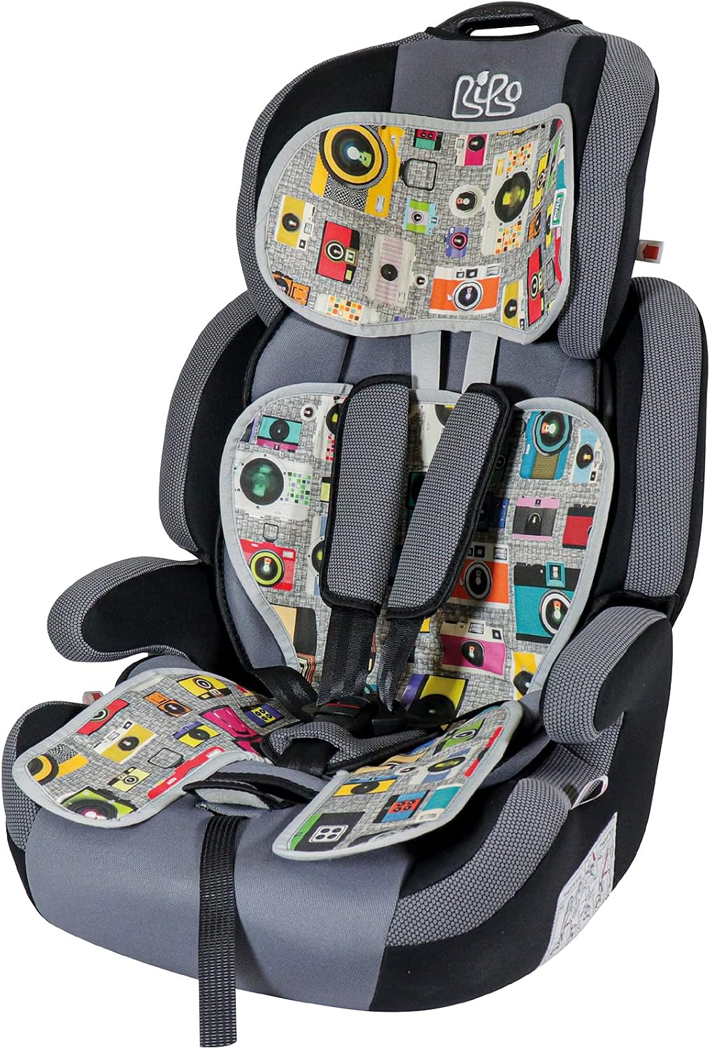 Bibo Fresh Double-Sided Summer Seat Cover, Anti-Sweat and Breathable for Car Seats and Strollers. Fresh and Practical Material Made in Italy. Textile Paper and Cotton