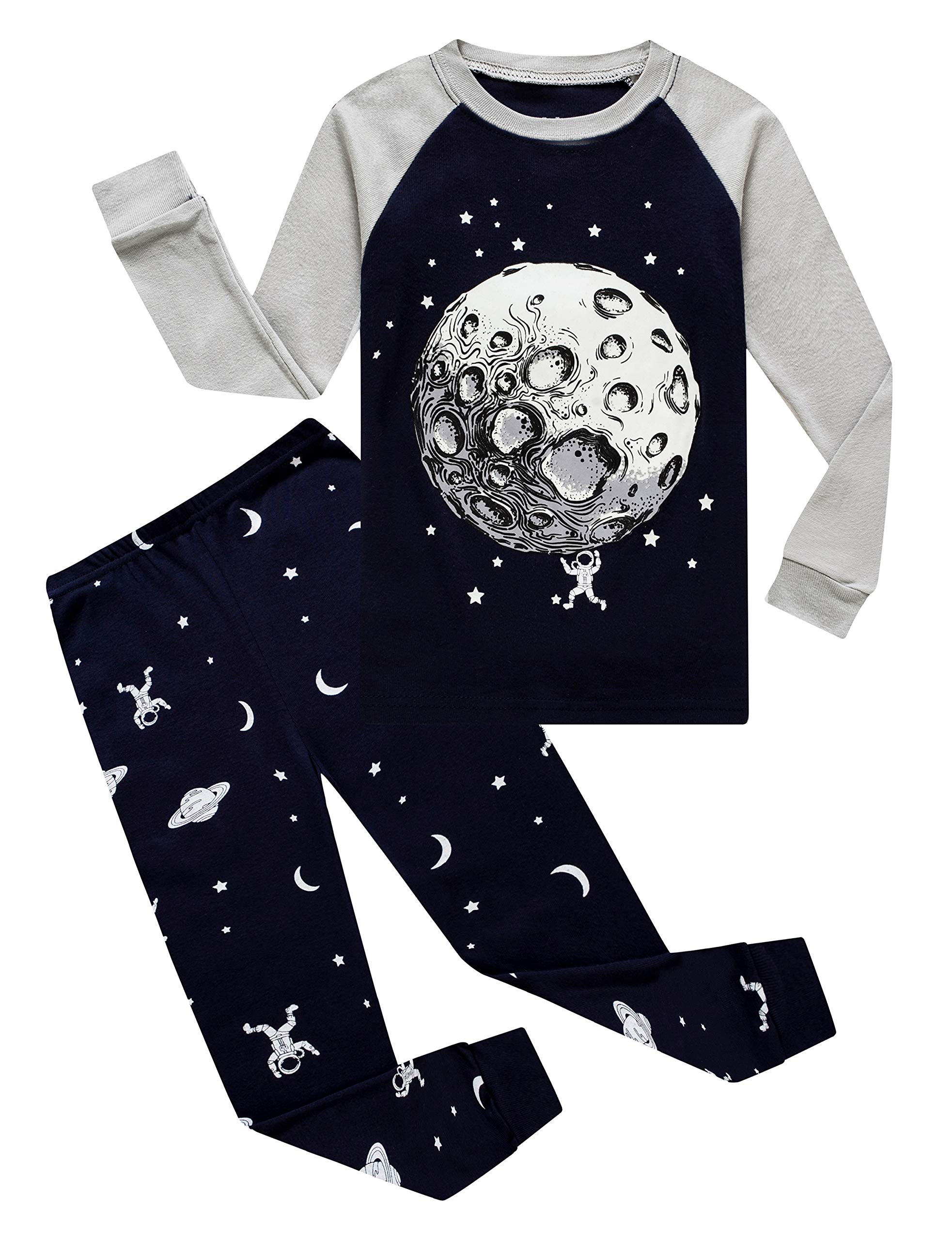 Family Feeling Little Boys Pajamas Sets 100% Cotton Long sleeve Pjs
