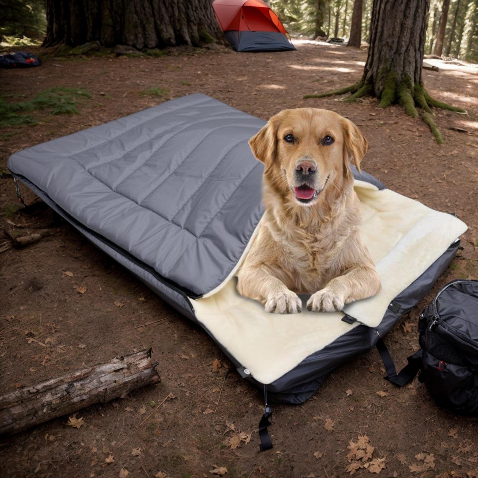 Tappeti per cani per, sacco a pelo per cani Tappetino da per cani con | per cuccioli Warm Waterproof per il campeggio per escursioni in zaino in dorsale esterno interno
