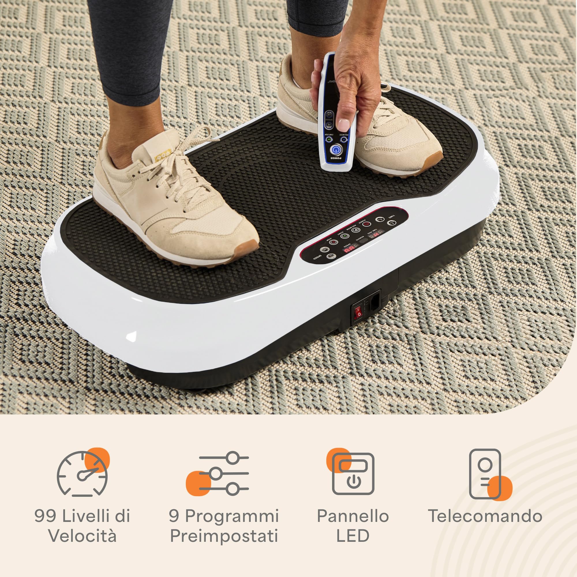 Lifepro Macchina A Pedana Vibrante - Macchina a pedana Vibrante Unisex Adulto
