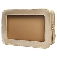 Vista 12 de LETGO Bolsas de Maquillaje Transparentes - Bolsas de Aseo Aprobadas por la TSA con Cierre, Bolsa de Aseo Transparente, Transparente