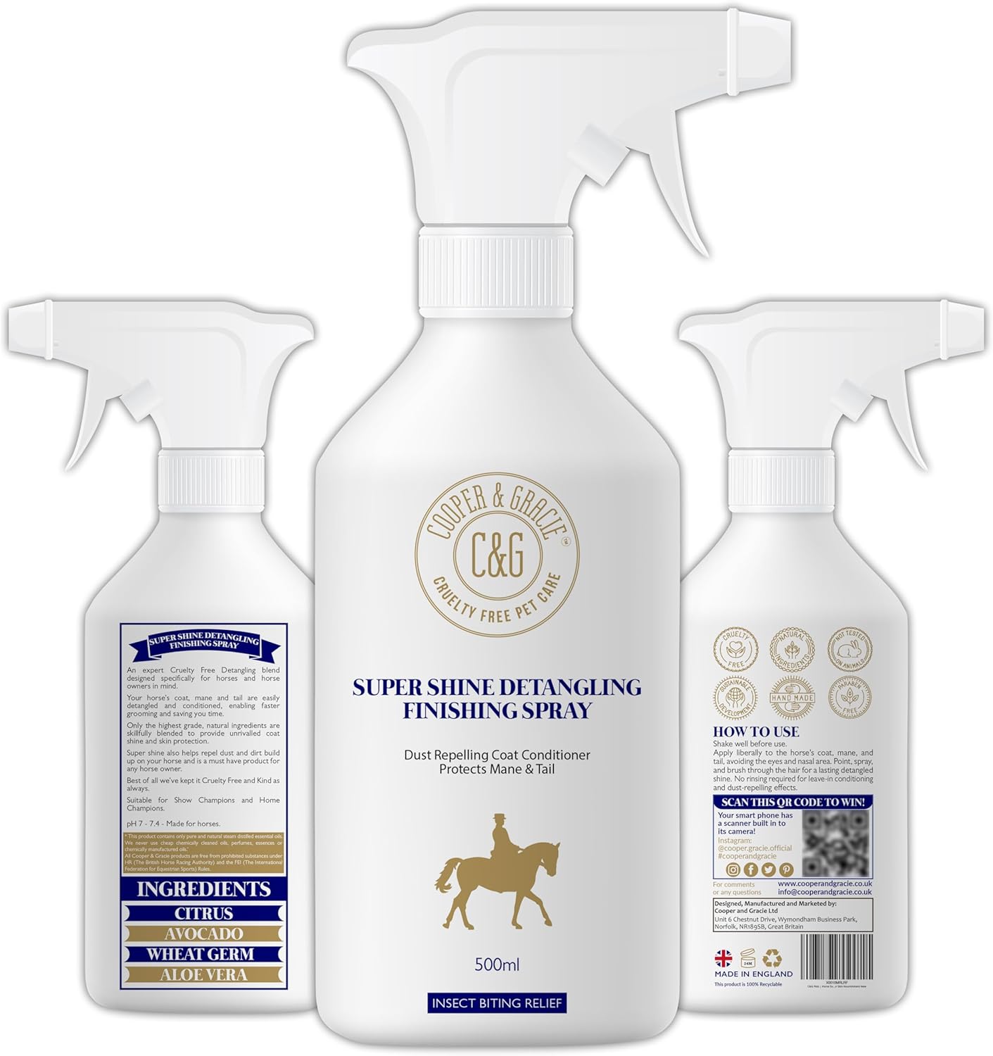 C&G Pets Horse Detangle Shine