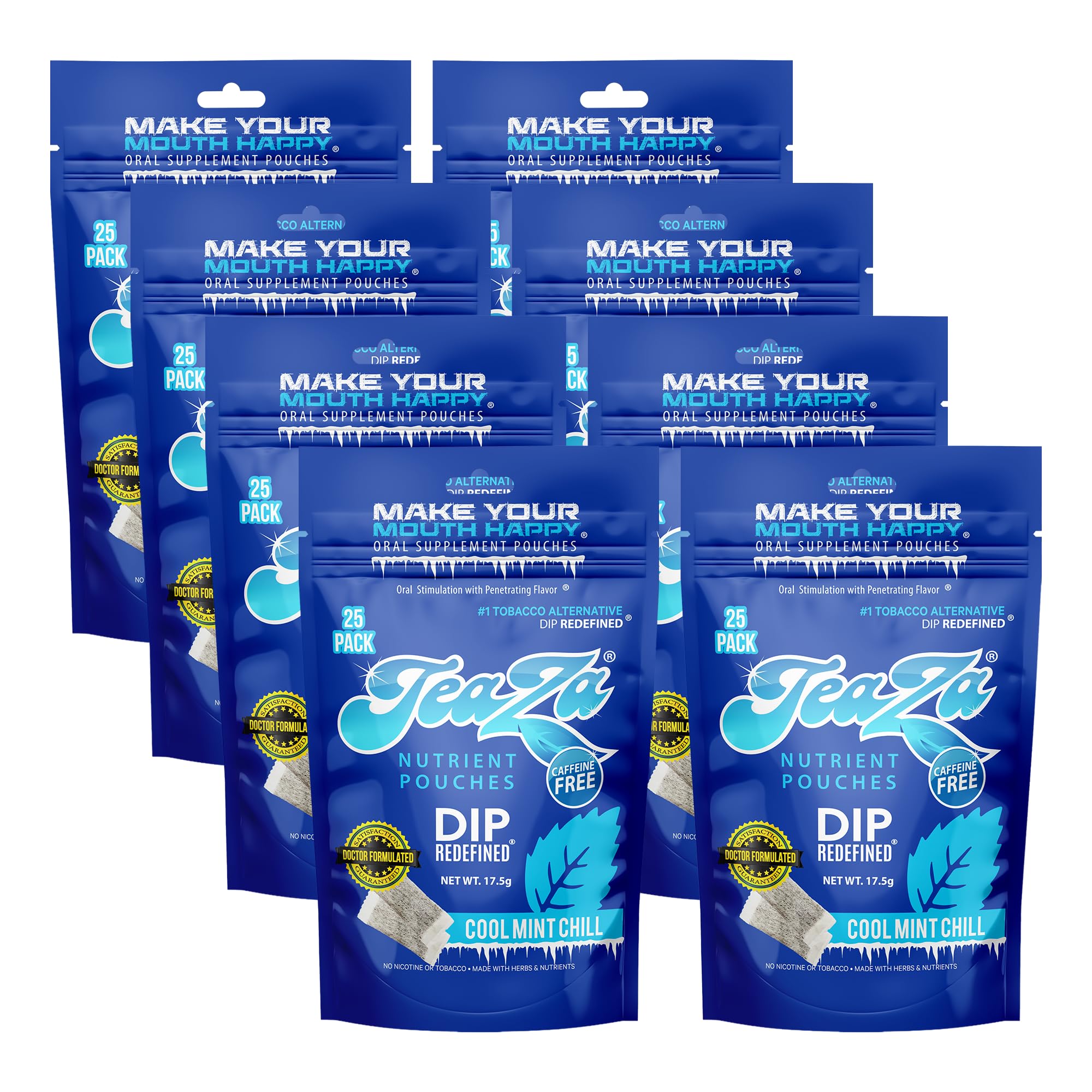 mint tobacco substitute Original Snuff, Non-tobacco, 5 Cans (Original Peppermint Pouch) : Other Products : Health & Household No one says you cant enjoy turning a bad habit into a good one TeaZa Energy Pouches Cool Mint