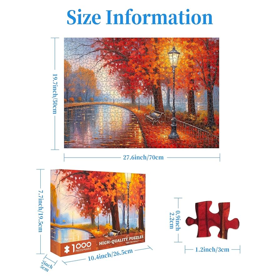 ジグソーパズル 1000ピース The Joy of Autumn Leaves PiecesOfJoy, Jigsaw Puzzle, Fall, Leaves, Autumn