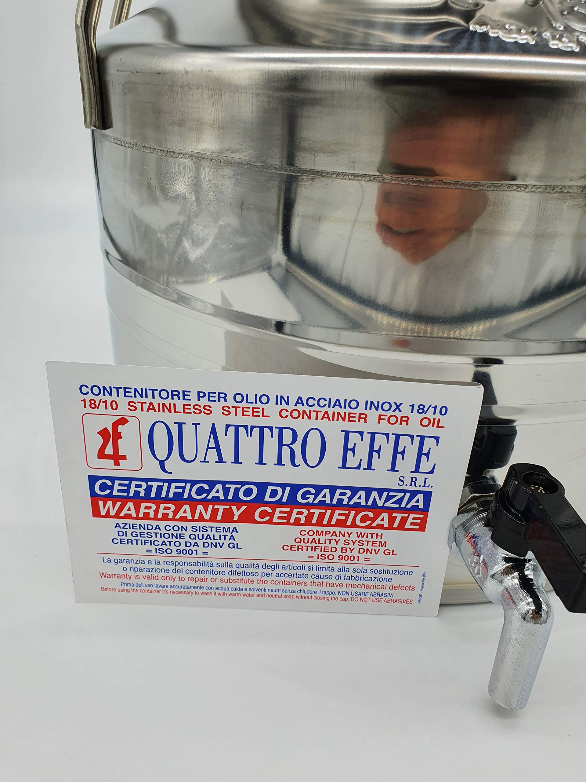 Fusti in acciaio NOX 18/10 – Economy saldato, Acciaio INOX 18/10, 15 lt