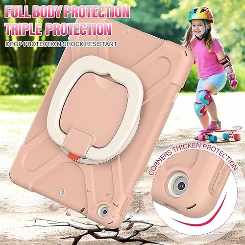 Vista 182 de Funda para iPad (A16) de 11 pulgadas 2025, Aslo para iPad 10 de 10.9 pulgadas 2022, funda resistente a prueba de golpes, soporte giratorio, soporte