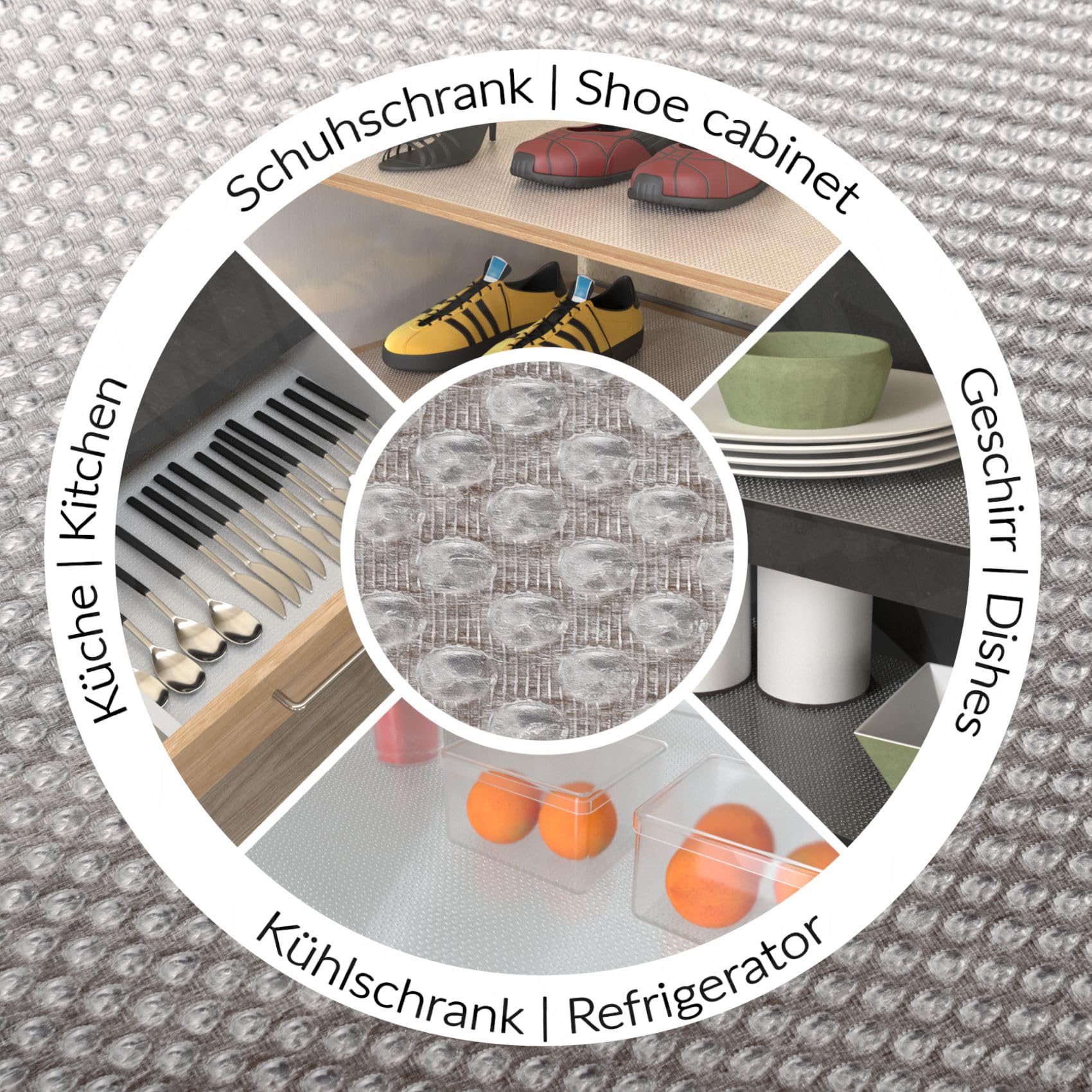 Tappetino Antiscivolo EVA Trasparente - 45x120 Cm, Ritagliabile Per Cassetti - Foto 10