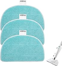3 Stück Ersatzpad für Leifheit CleanTenso Power 2.0 Dampfreiniger, 33x19.5cm Mikrofaser Dampfbesen Wischbezug für eine porentiefe, Effiziente Dampfmop Ersatz mit Klettunterseite für CleanTenso Power