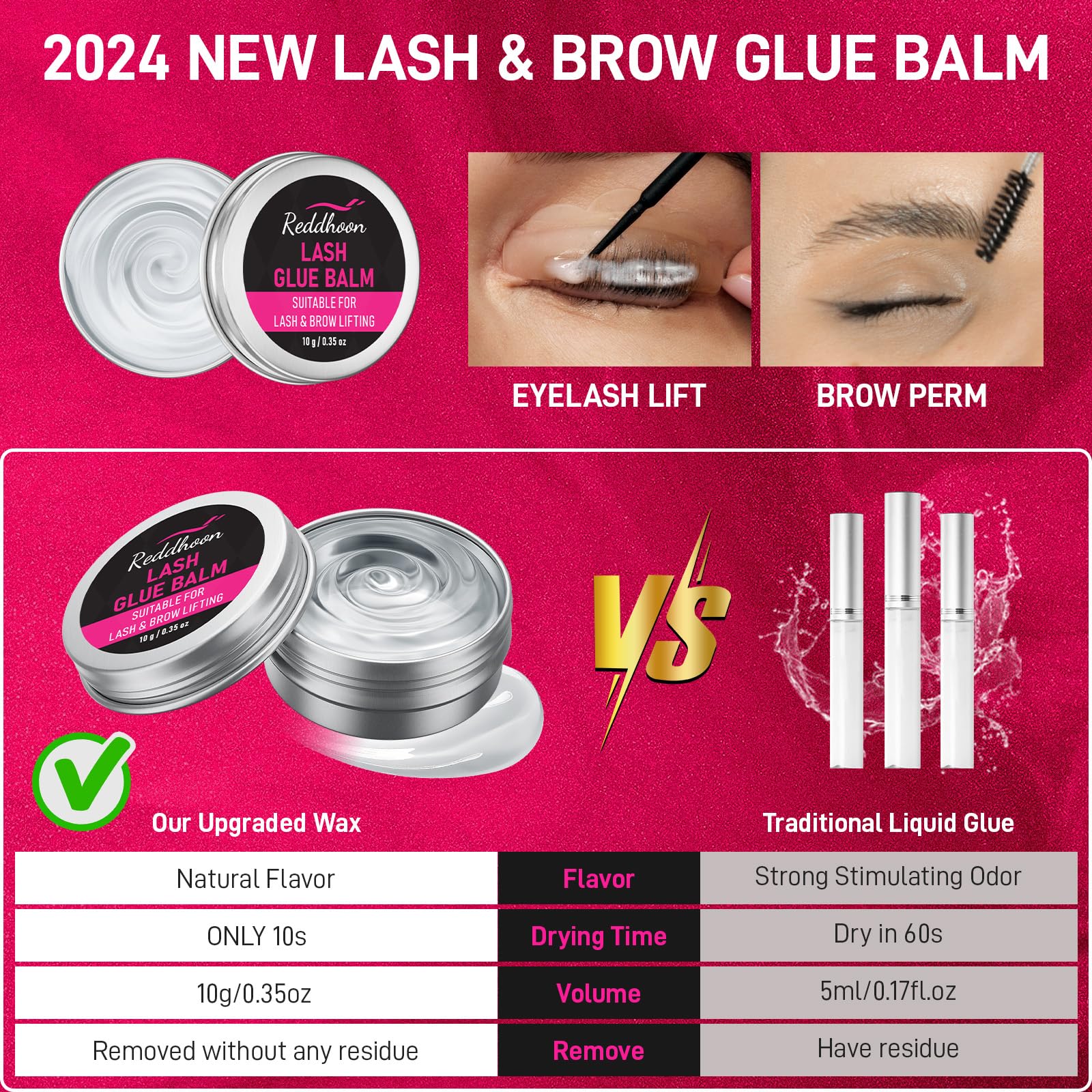 6 IN 1 Lash Lift & Brow Lamination Kit, Brow & Lash Lift Kit with Double Black Brown Color, Curling Perming & Voluminous Lashes Brows with Complete Tools, Salon & Home Use, Gifts for Her 4