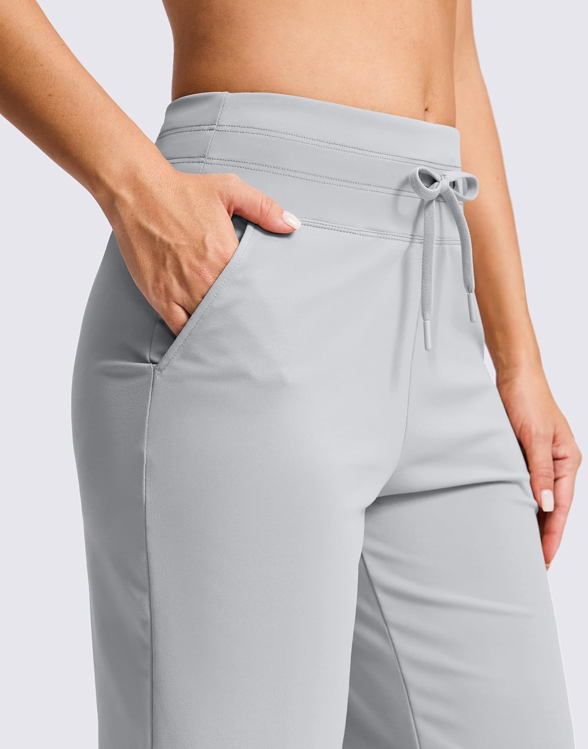 G GRADUAL Bermuda Shorts for Women with Pockets 10" Knee Length Womens High Waisted Long Shorts for Walking Athletic Workout - Image 6