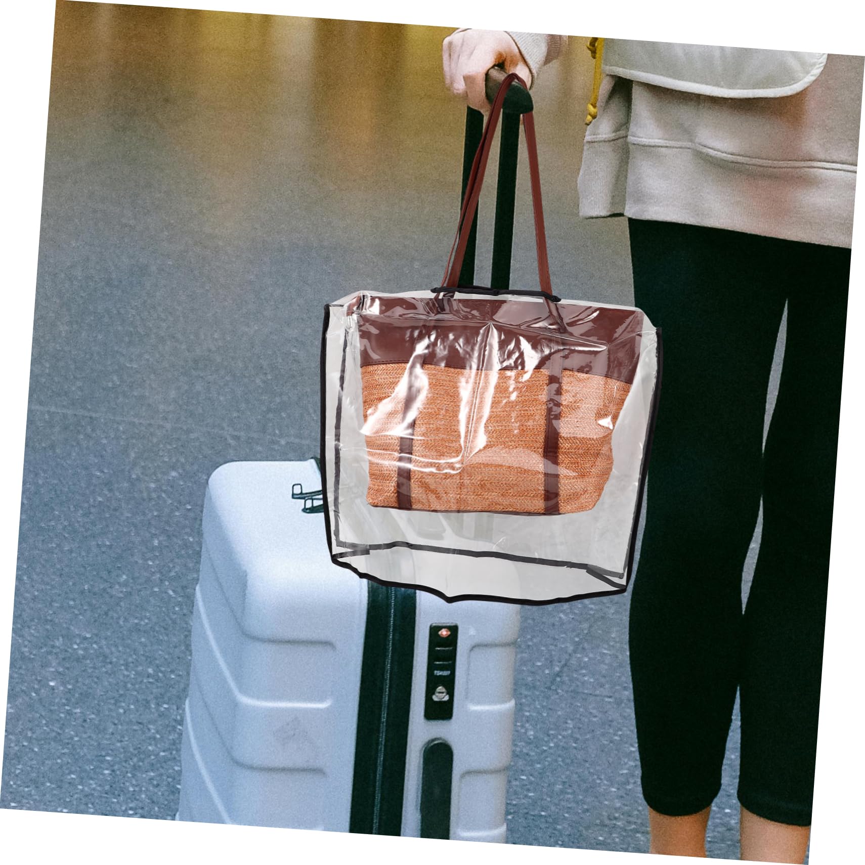 UPKOCH 3 Piezas Cubierta para Bolso de Mano Protector de Lluvia y Compacto para Actividades Senderismo y Material de Resistente para Protección Eficaz